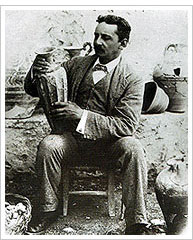 Sir Arthur Evans. Arqueólogo