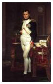  Napoleón en su estudio (1812), Jacques-Louis David. National Gallery of Art