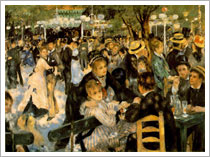 Le Moulin de la Galette (1876), Pierre Auguste Renoir. Musée d´Orsay