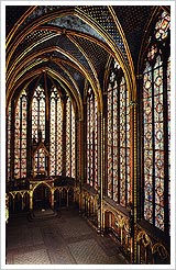 "Interior de Sainte Chapelle" (París)