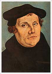 Martin Lutero (1529), Hans Holbein. Galería de los Ufizzi (Florencia, Italia) Martin Lutero (1529), Hans Holbein. Galería de los Ufizzi (Florencia, Italia)