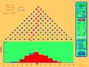 Screenshot of Plinko Probability Simulation