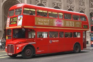 Autobs rojo tpico de londres