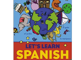 Portada de libro para aprender espaol (Lets learn Spanish)