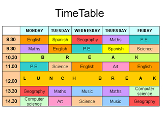 Horario escolar